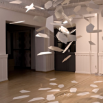 Art Installation: Flying White Objects