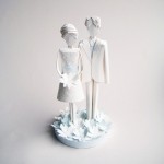 Paper Art: Wedding Cake Toppers