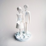 Paper Art: Wedding Cake Toppers