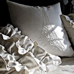 Eiffel Tower Pillow Cover