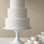 Food: Geometric Wedding Cake