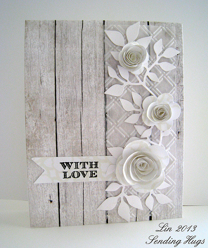 Sending Hugs_white Card