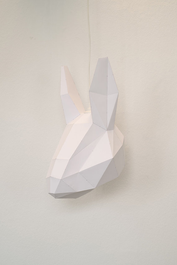 wolf lamp paper