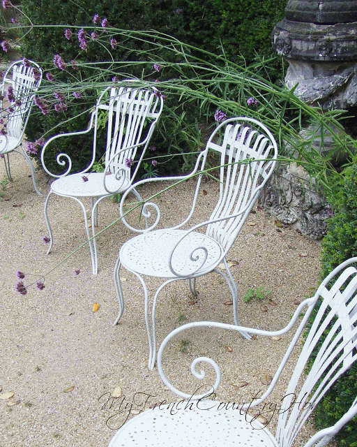 French-iron-chair-My French Country Home