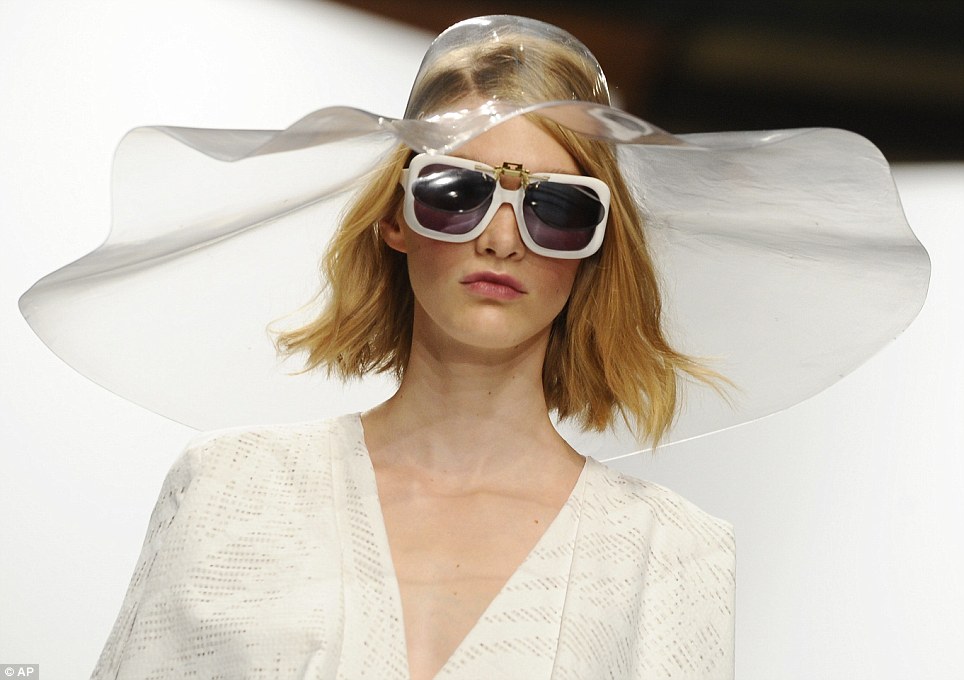 Hussein Chalayan-clear-hat