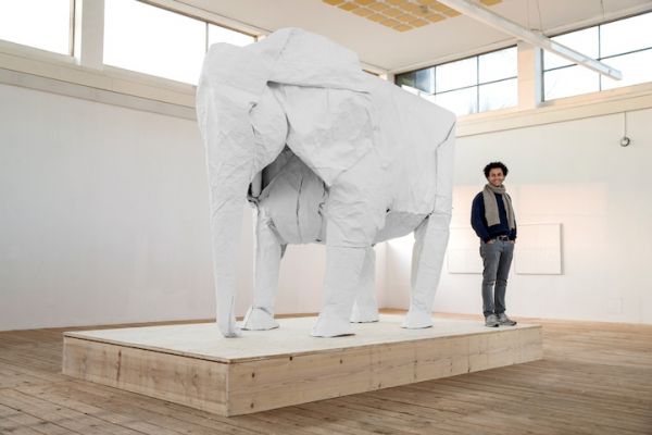 Sipho-Mabona-origami-elephant