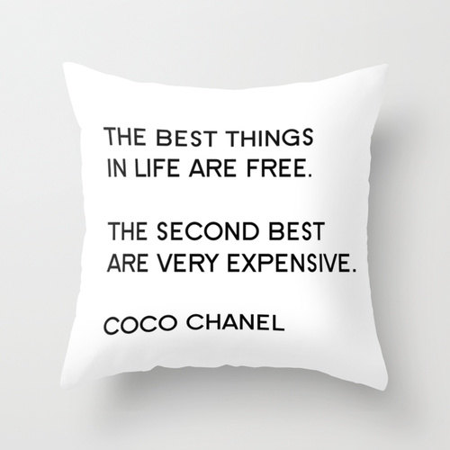 Second Life Marketplace - Coco Chanel Quote, The Best Things In Life