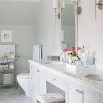 The Friday Five: Marble Herringbone Tiles in the Bathroom