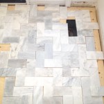 Uptown: Installing Marble in my Foyer