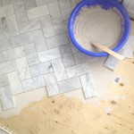 Uptown: Herringbone Tile Installation Process