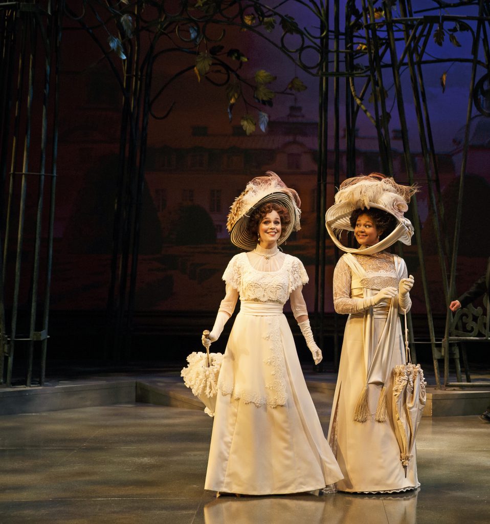 Cynthia Dale (left) as Countess Charlotte Malcolm and Alexis Gordon as Anne Egerman in A Little Night Music. Photography by David Hou.