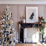 Christmas: The Asymmetrical Mantel Design Trend